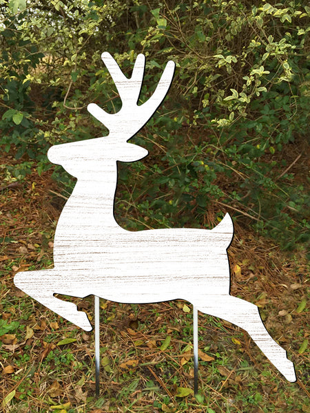 Reindeer door hanger or yard stake