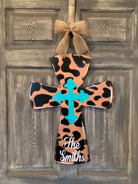 Cross Doorhanger and Yard Stakes 24"x18" More Colors Available
