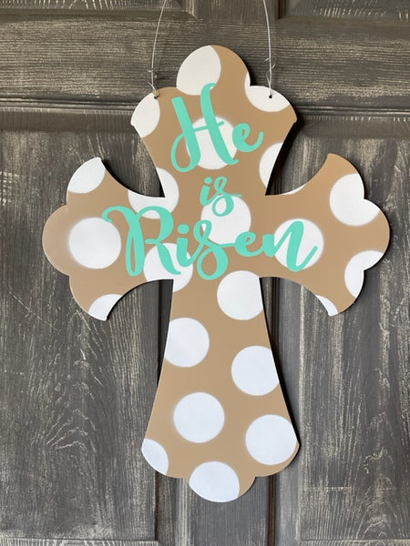 Cross Doorhanger and Yard Stakes 24"x18" More Colors Available