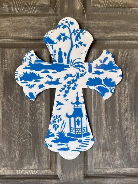 Cross Doorhanger and Yard Stakes 24"x18" More Colors Available