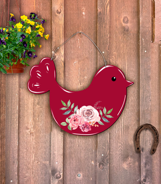 Spring Bird Doorhanger 17"x23" More Colors Available