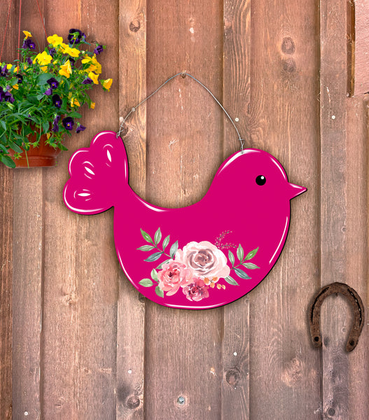 Spring Bird Doorhanger 17"x23" More Colors Available
