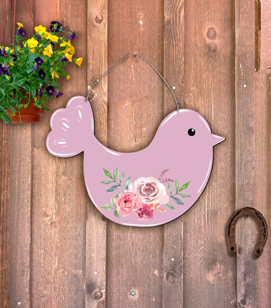 Spring Bird Doorhanger 17"x23" More Colors Available