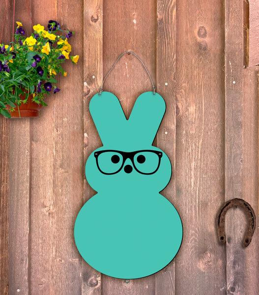 Peep door hanger or yard stake 22x13" more colors available