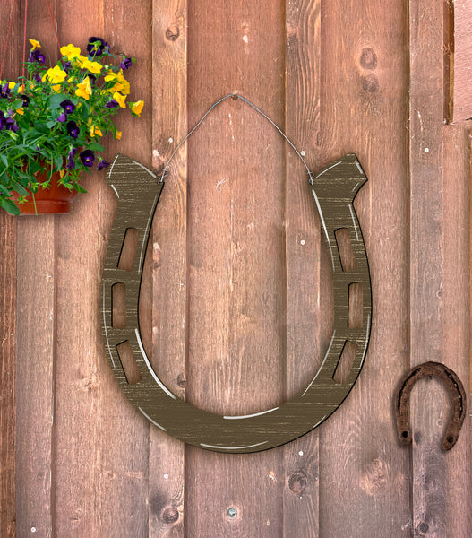 Horse Shoe Doorhanger 22"x20" More Colors Available