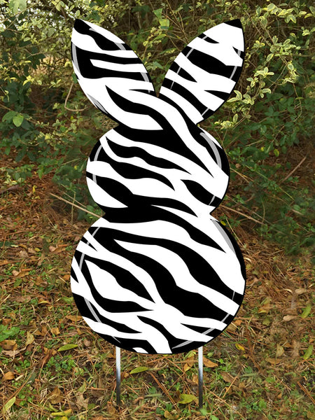 Rabbit Door Hanger or yard stake more colors available 26x13