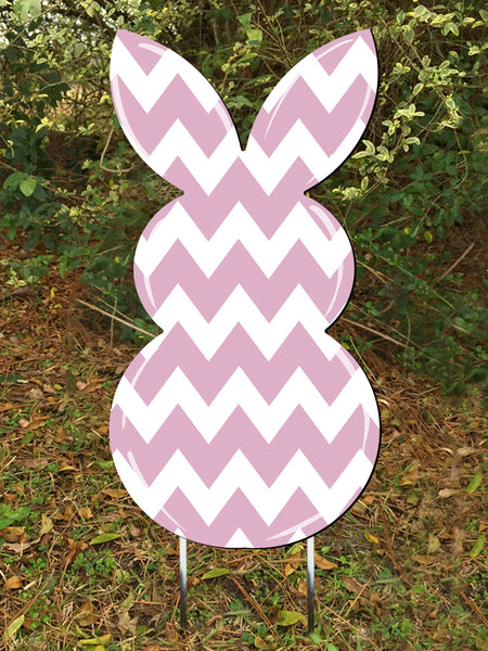 Rabbit Door Hanger or yard stake more colors available 26x13