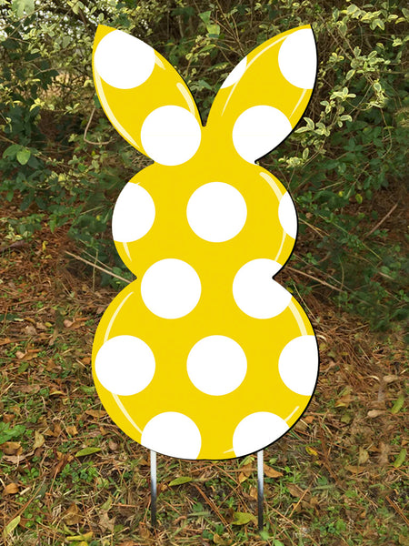 Rabbit Door Hanger or yard stake more colors available 26x13