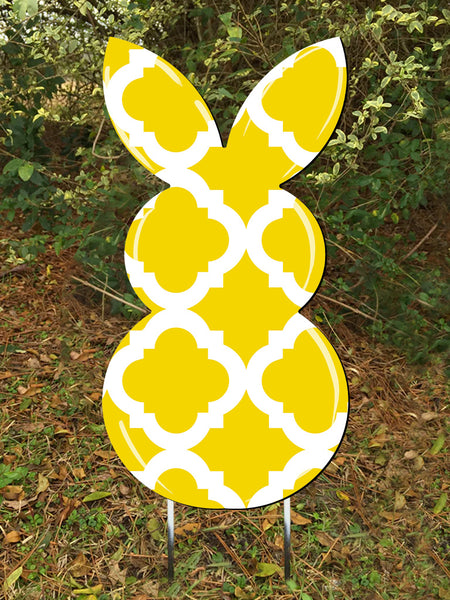 Rabbit Door Hanger or yard stake more colors available 26x13