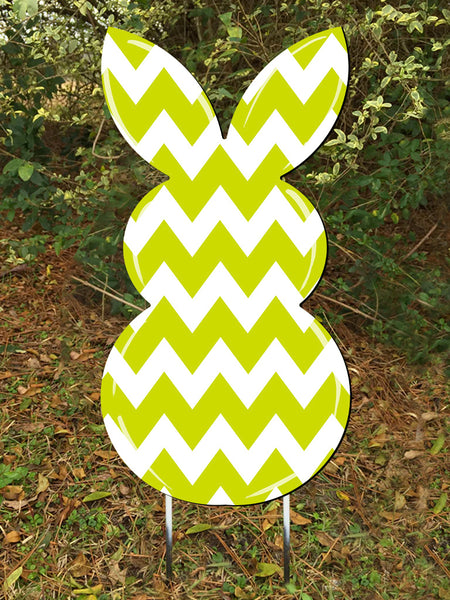 Rabbit Door Hanger or yard stake more colors available 26x13