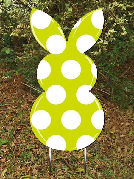 Rabbit Door Hanger or yard stake more colors available 26x13