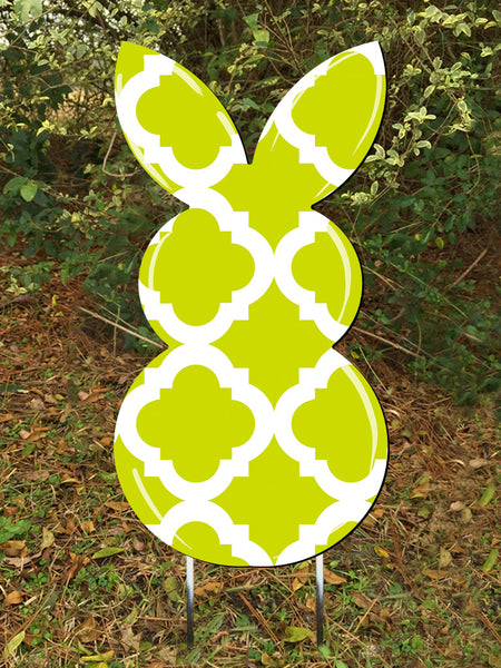 Rabbit Door Hanger or yard stake more colors available 26x13