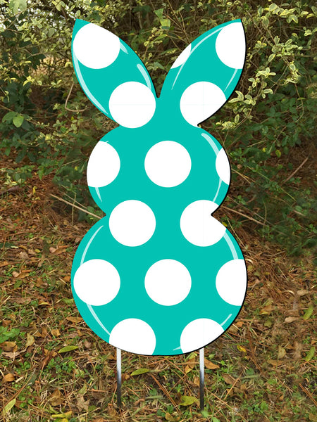 Rabbit Door Hanger or yard stake more colors available 26x13