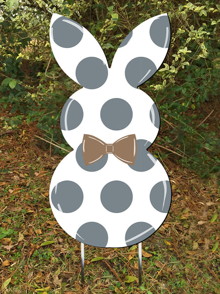 Rabbit Door Hanger or yard stake more colors available 26x13