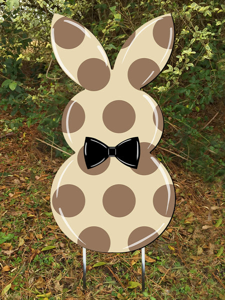 Rabbit Door Hanger or yard stake more colors available 26x13