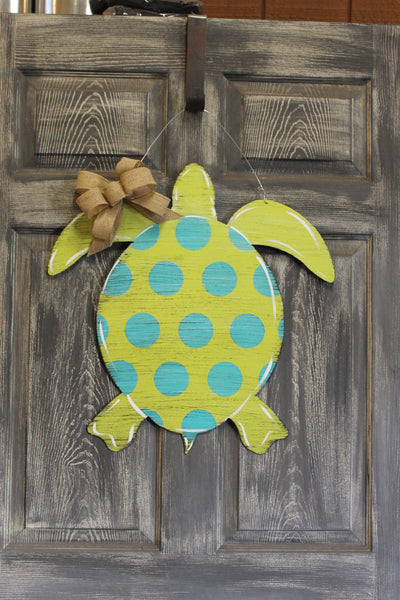 22" Sea Turtle doorhanger or yard stake