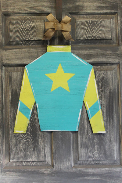 10" Jockey Silks Yard Stake More Colors Available