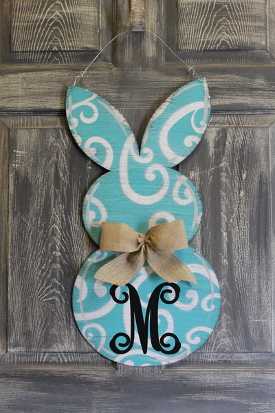 Rabbit Door Hanger or yard stake more colors available 26x13