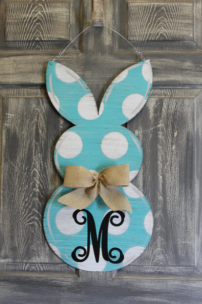 Rabbit Door Hanger or yard stake more colors available 26x13