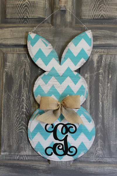 Rabbit Door Hanger or yard stake more colors available 26x13