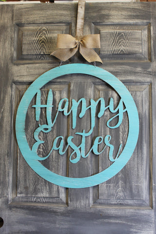 Happy Easter door hanger 22"