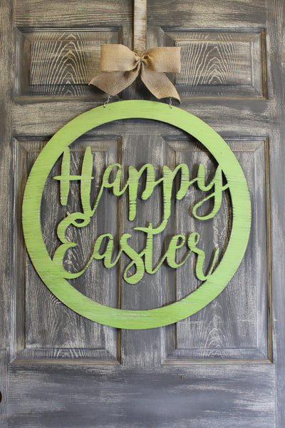 Happy Easter door hanger 22"