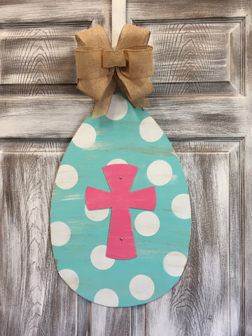 Egg Door Hanger and Yard Stake 22"x15" More Colors Available