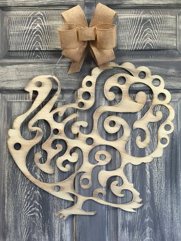 Turkey Doorhanger 21"x23" More Colors Available