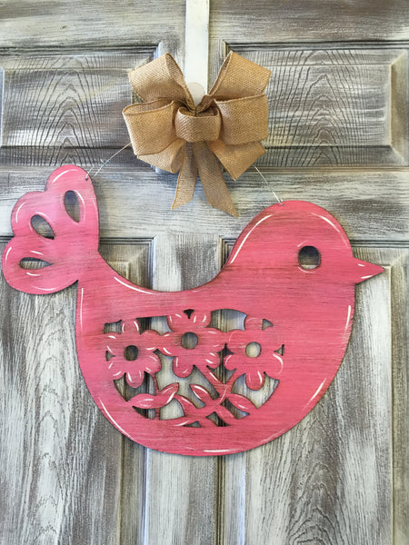 Spring Bird Doorhanger 17"x23" More Colors Available