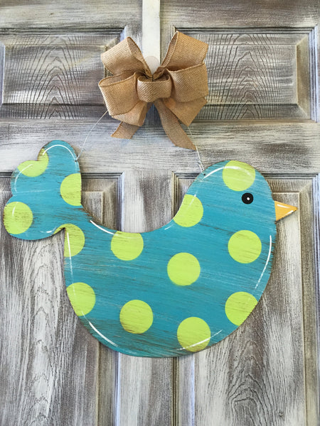 Spring Bird Doorhanger 17"x23" More Colors Available
