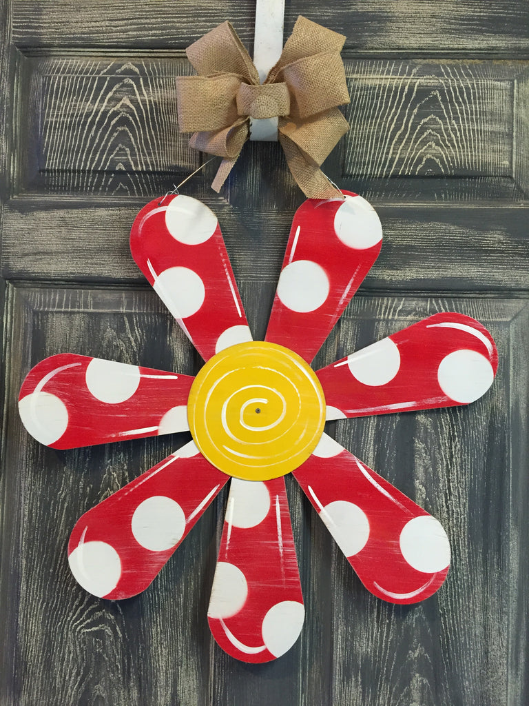 Flower Doorhanger 22"x22" More Colors Available