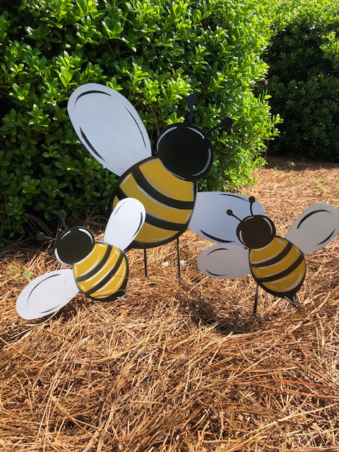 10" Bumble Bee Yard Stake