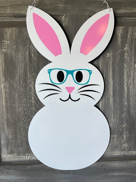 Rabbit Door Hanger or yard stake more colors available 26x13