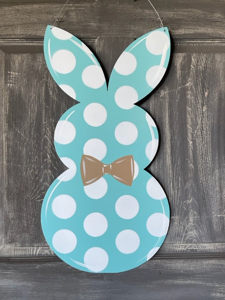 Rabbit Door Hanger or yard stake more colors available 26x13