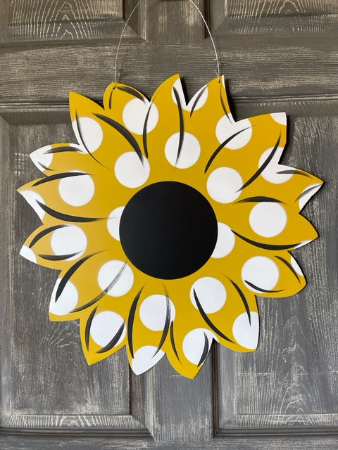Sunflower Door Hanger 22"x22"