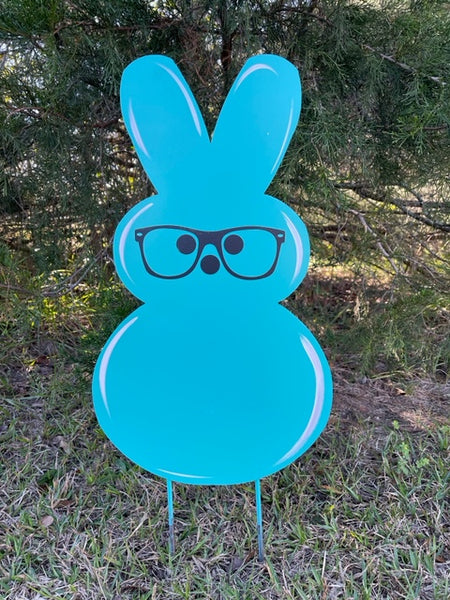 Peep door hanger or yard stake 22x13" more colors available