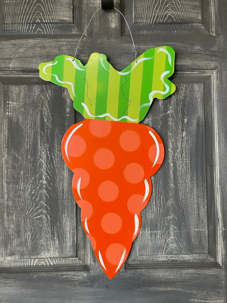 Carrot Door Hanger 28"x16" more patterns available